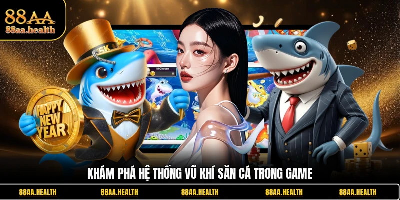 Khám phá hệ thống vũ khí săn cá trong game