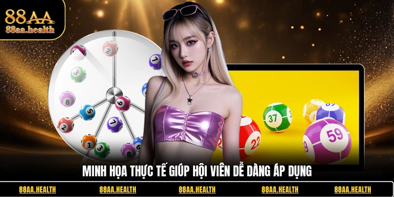 Minh họa thực tế giúp hội viên dễ dàng áp dụng