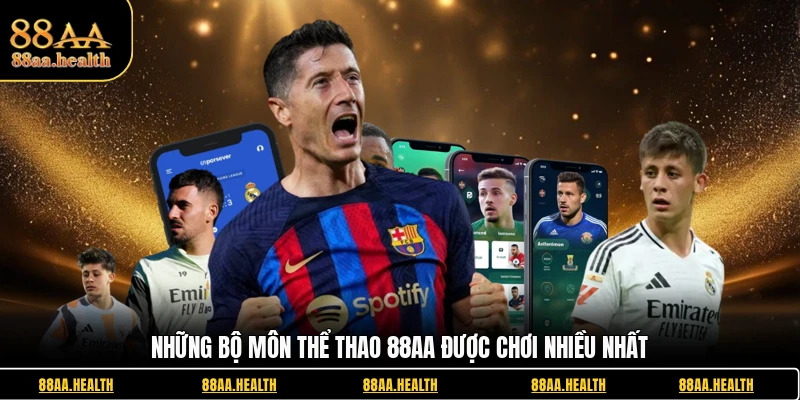 Những bộ môn thể thao 88AA được chơi nhiều nhất