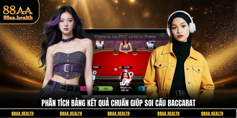 Phân tích bảng kết quả chuẩn giúp soi cầu Baccarat